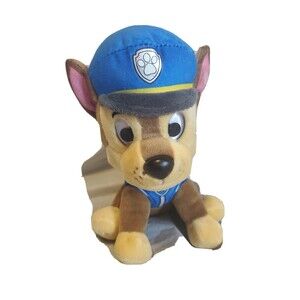 Paw Patrol Chase 6” Plush Dog Spin Master Plush Cartoon Character Stuffed Animal